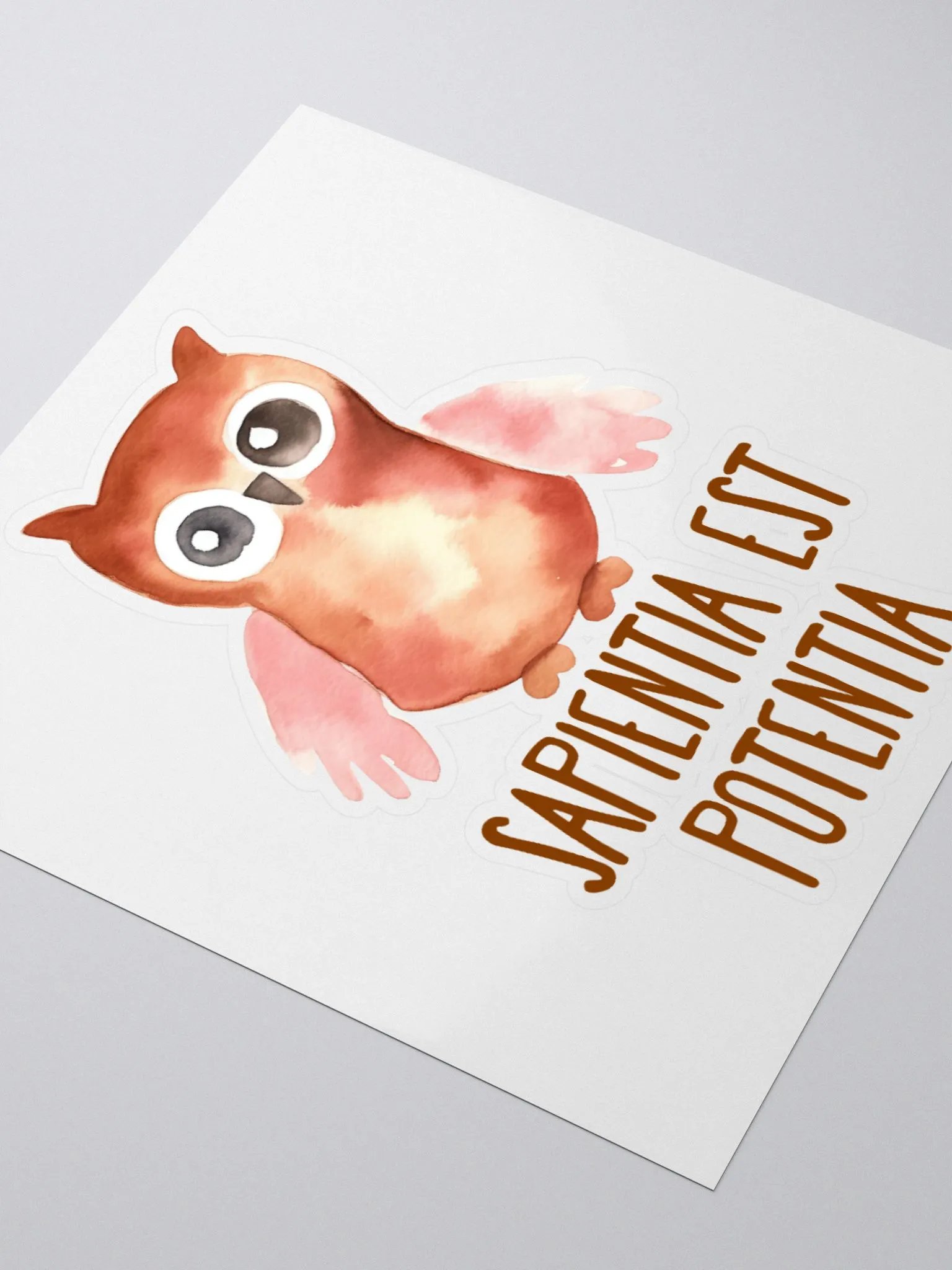 Sapientia est Potentia Sticker product image (4)