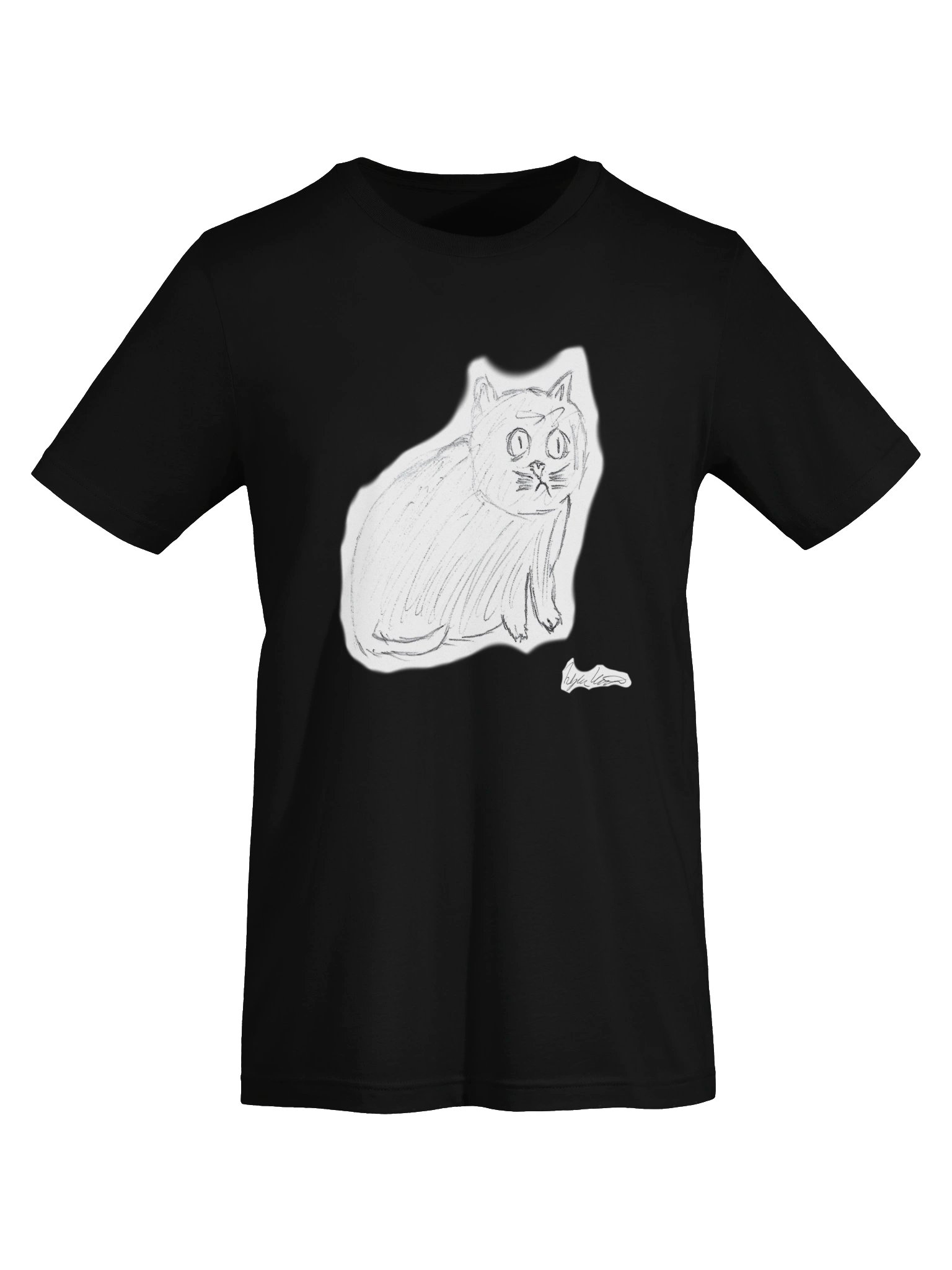Sketch CPTSD Cat Tee by Lucky! product image (5)