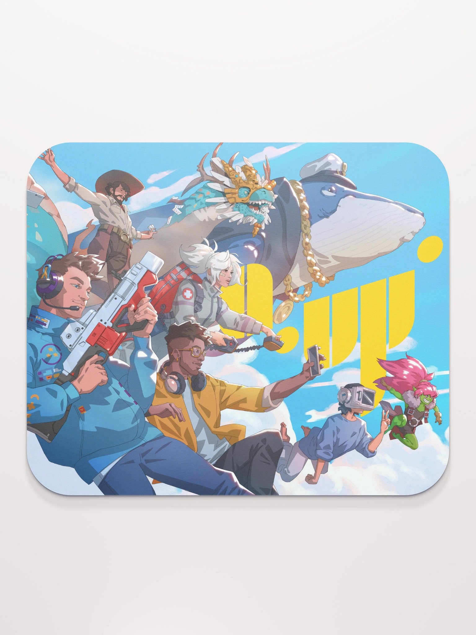 Q-UP Heroes Mousepad product image (2)
