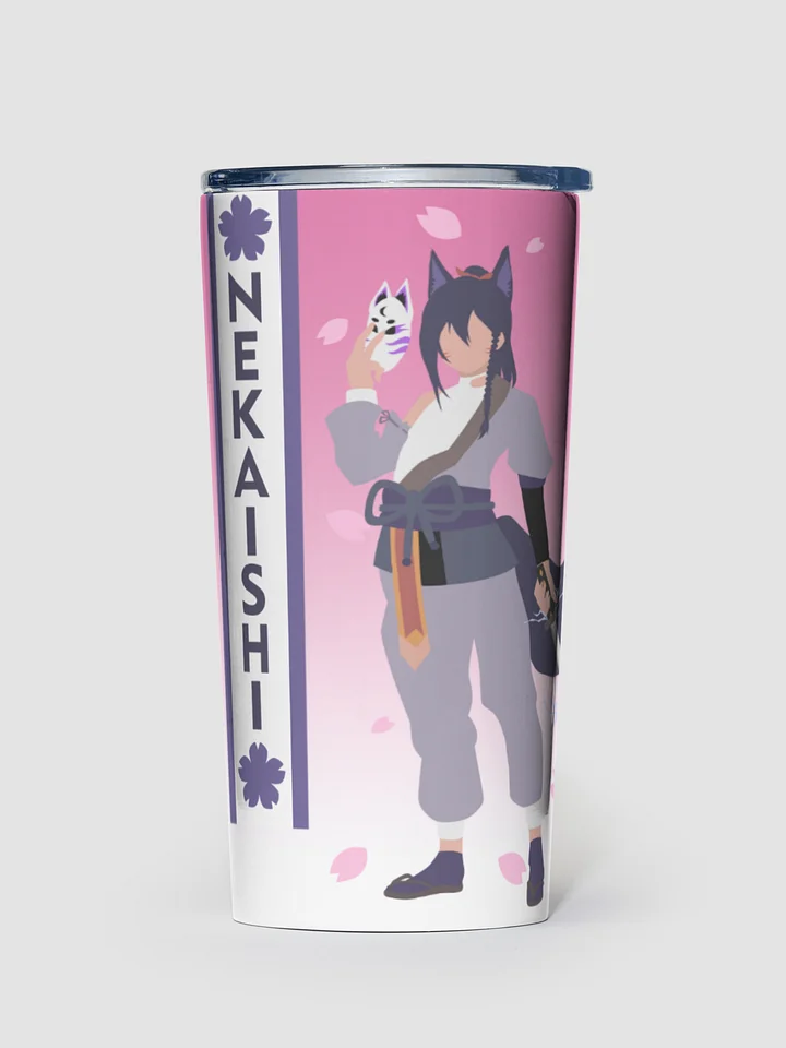 20oz Stainless Steel Tumbler | Light Mode | Pink Fade product image (1)