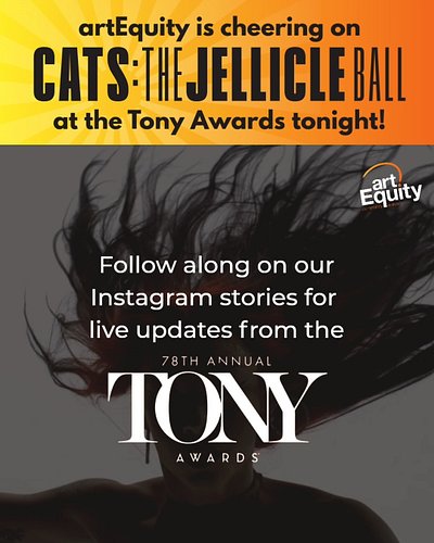 artEquity will be at the Tony Awards as co-producers of CATS: The Jellicle Ball! What a way to celebrate PRIDE month by showi...