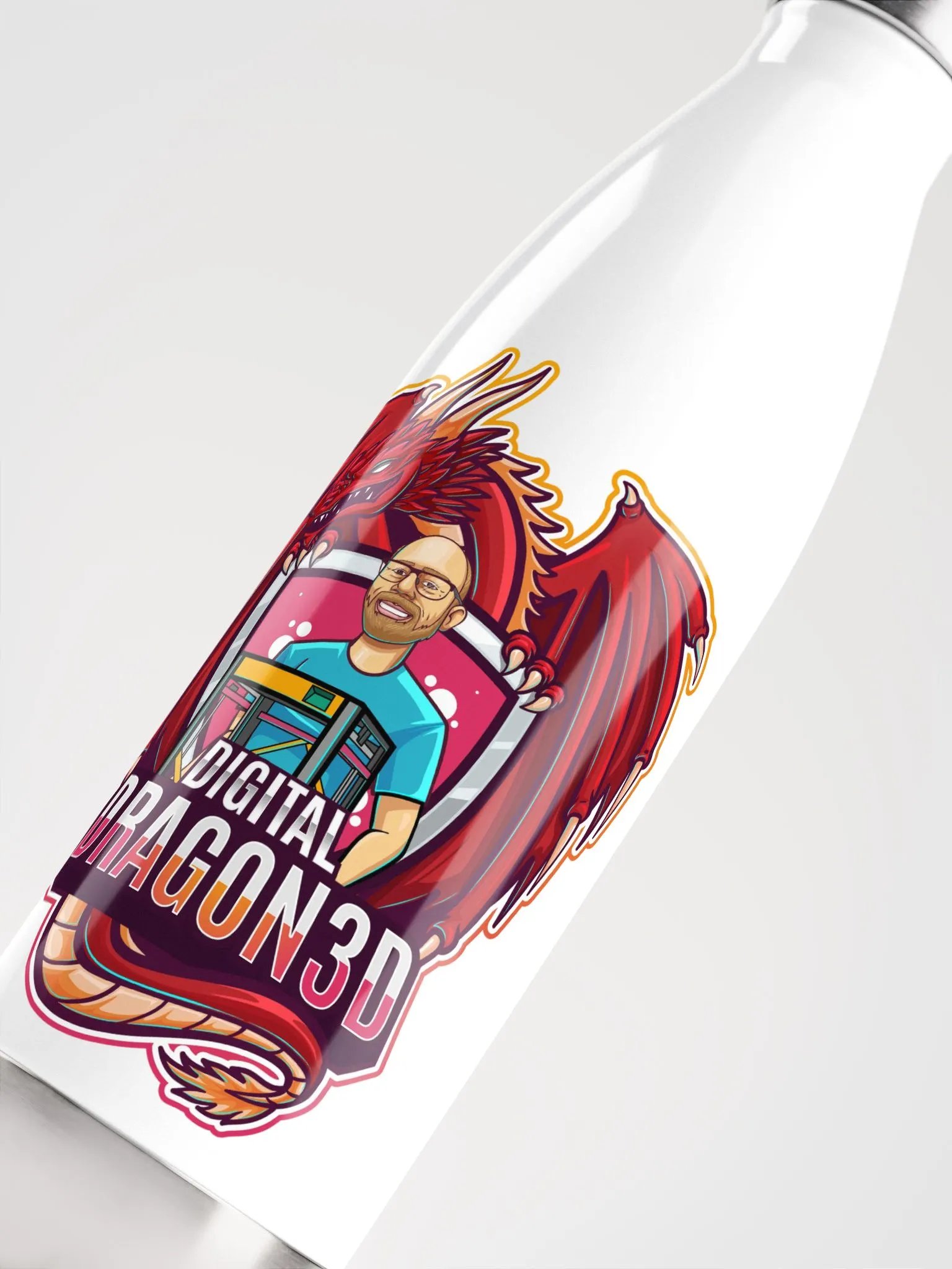 Digital Dragon 3D Water Bottle product image (5)