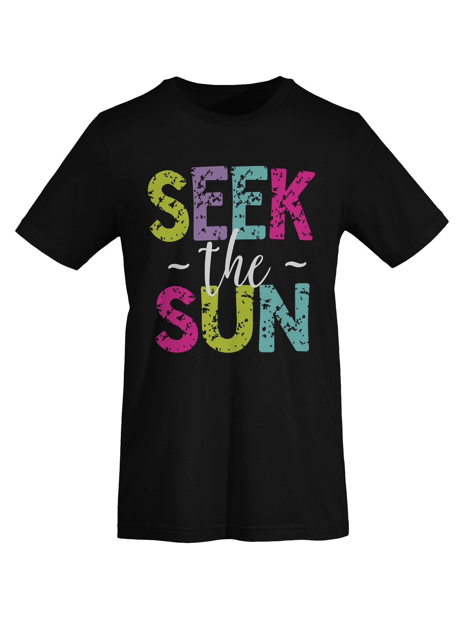 Vibrant Distressed Sun T-Shirt product image (5)
