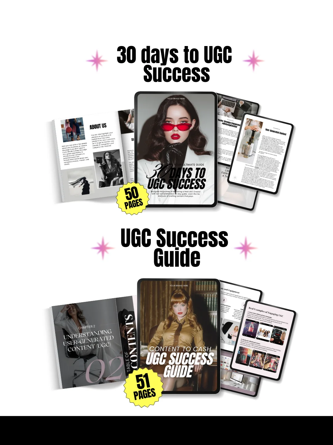 6 UGC Ebooks & Portfolio Templates | MRR PLR Bundle product image (7)