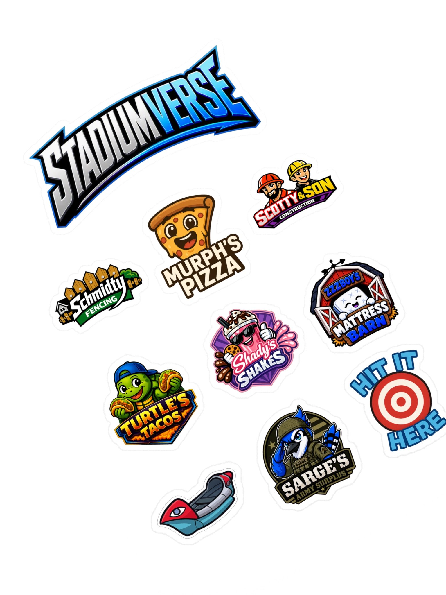 Stadium Creator Universe Sticker Sheet Set 2 product image (1)