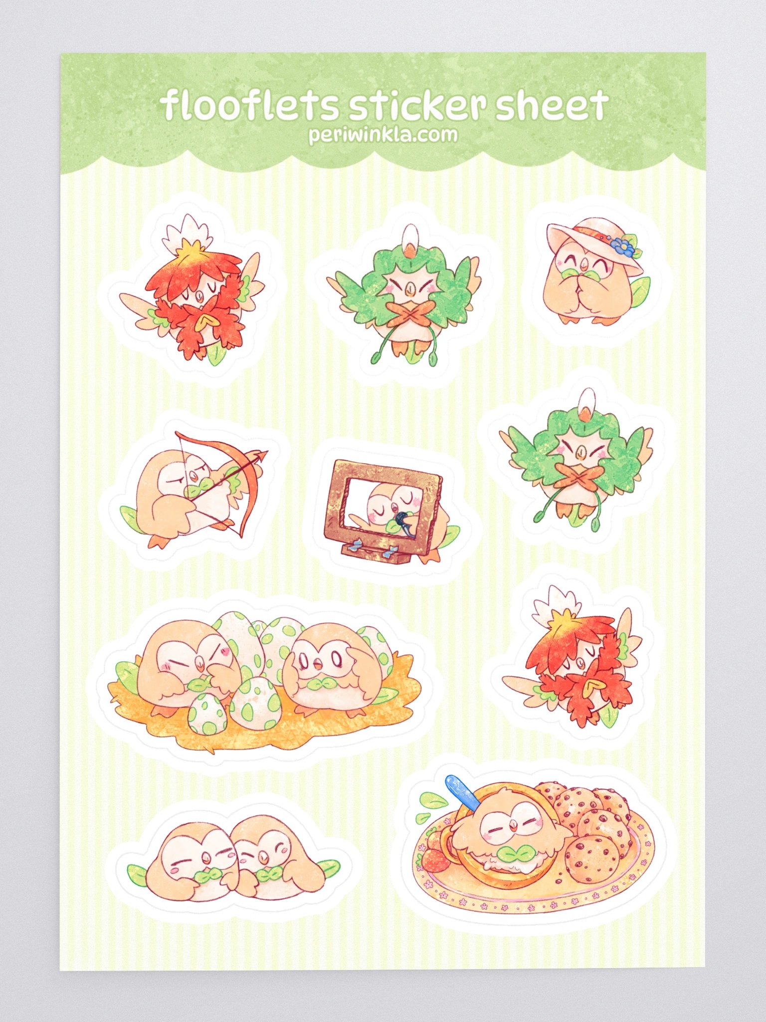 Flooflets Sticker Sheet product image (2)