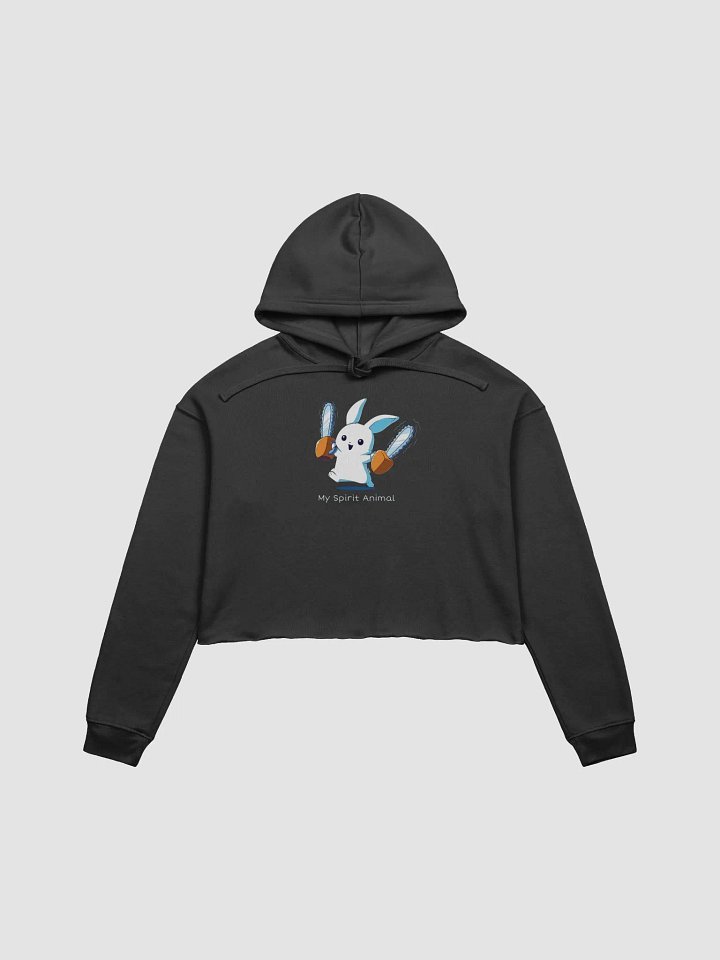 Chainsaw Bunny Crop Hoodie product image (1)