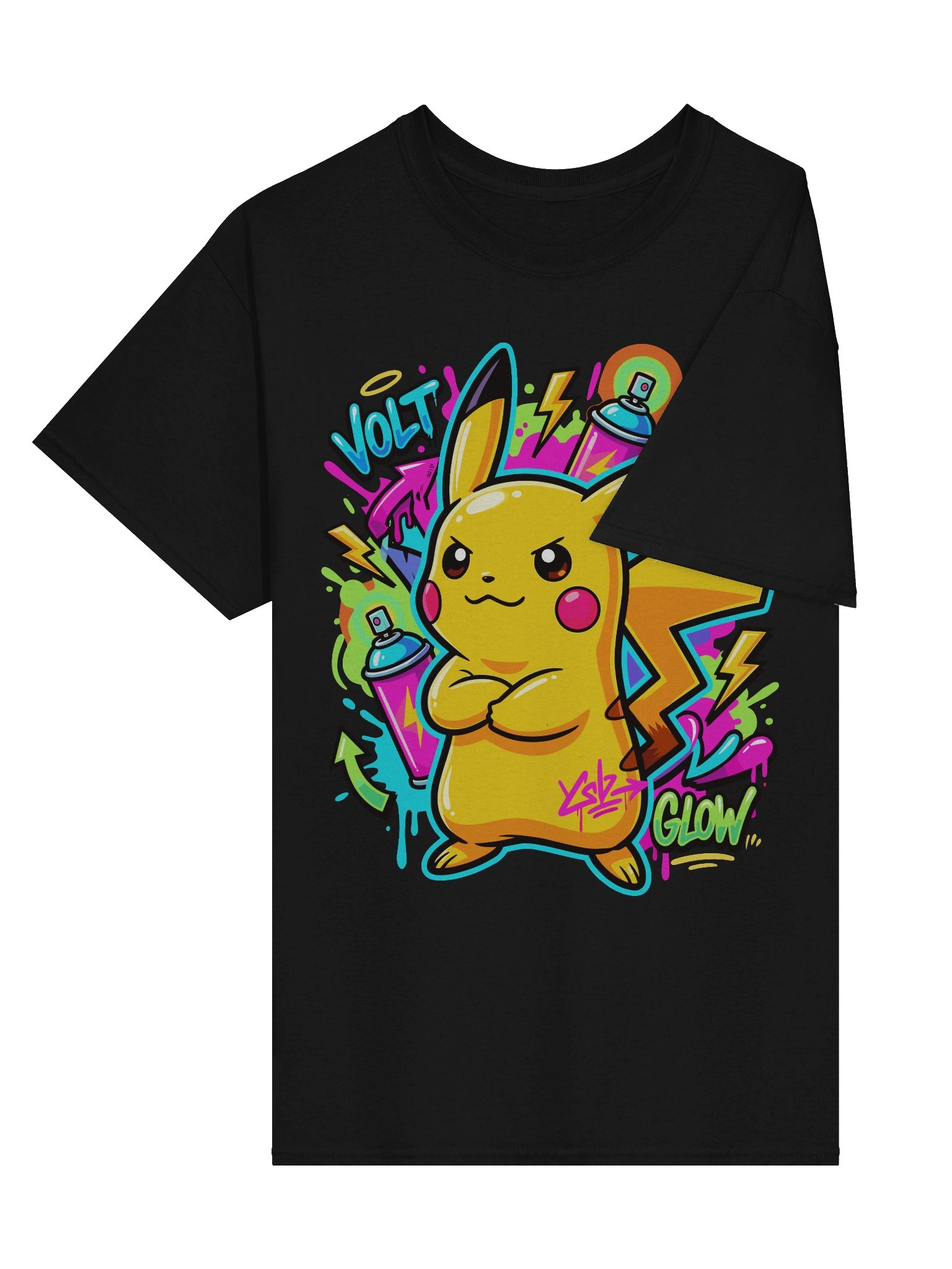 Pikachu graffiti t-shirt product image (3)
