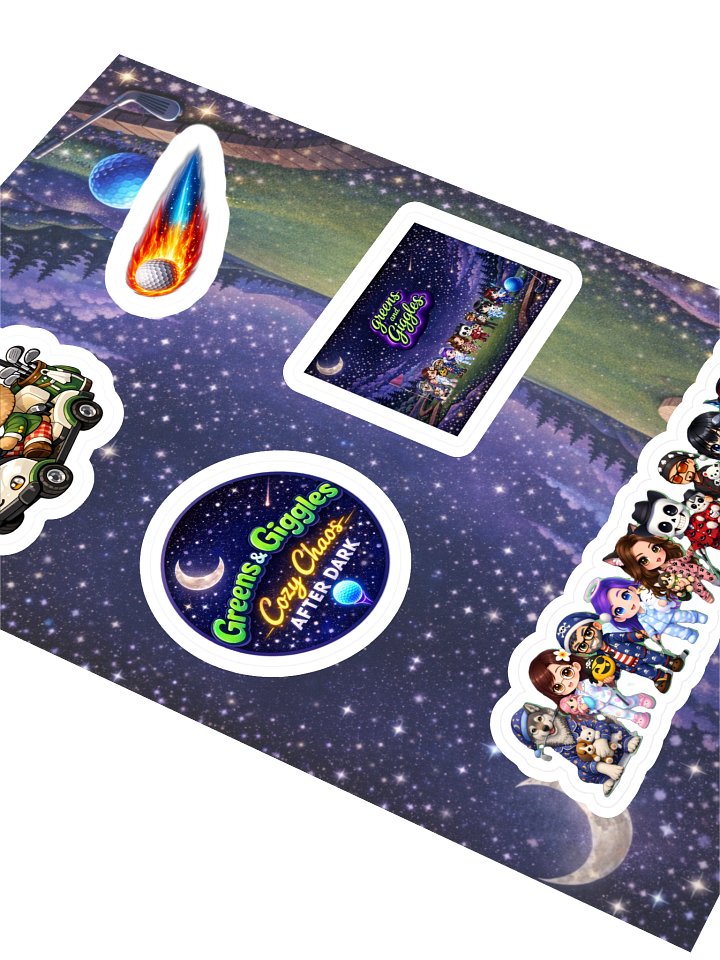 Greens & Giggles Sticker Sheet product image (2)