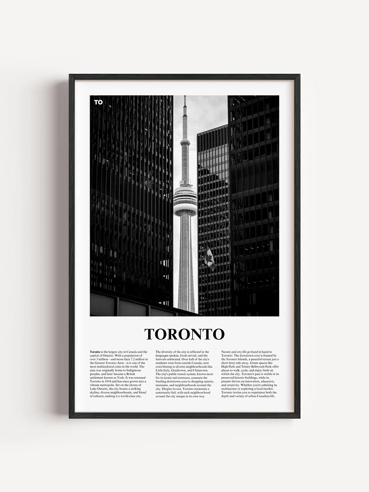 Toronto 04 Newspaper Poster product image (1)