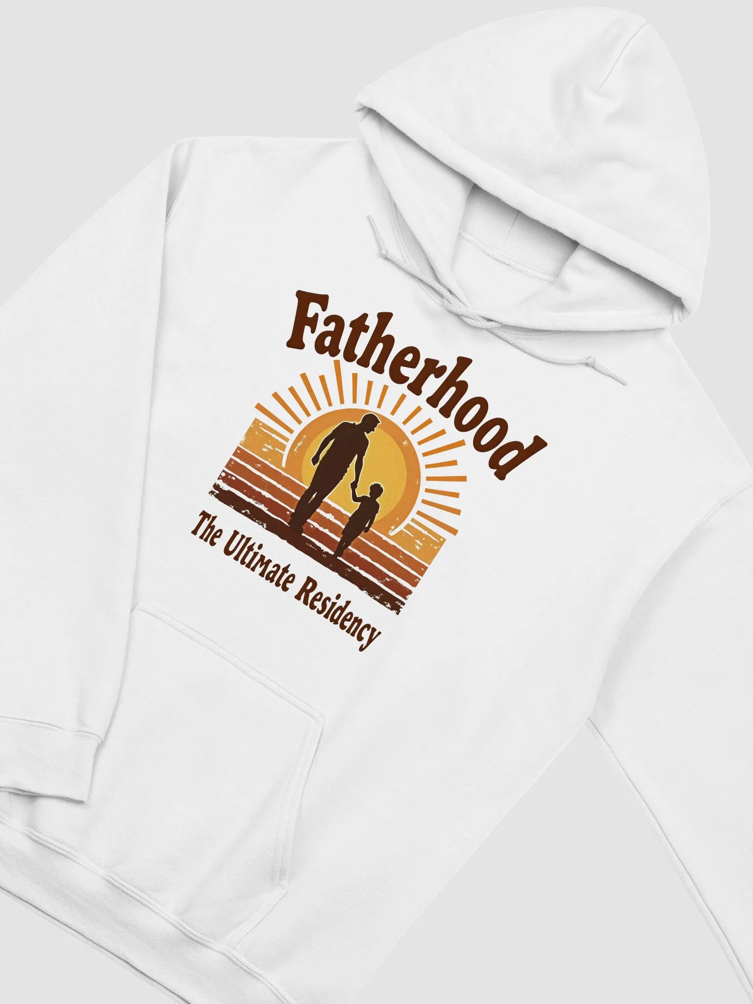 Sunset Silhouette Fatherhood Hoodie product image (25)