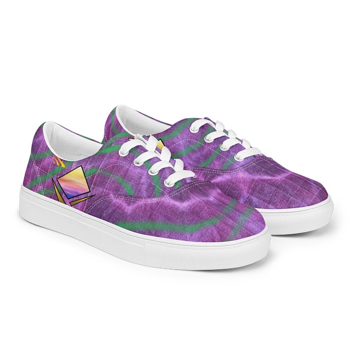 S³ (Men's) Purple Tie Dye Laced Shoes product image (2)