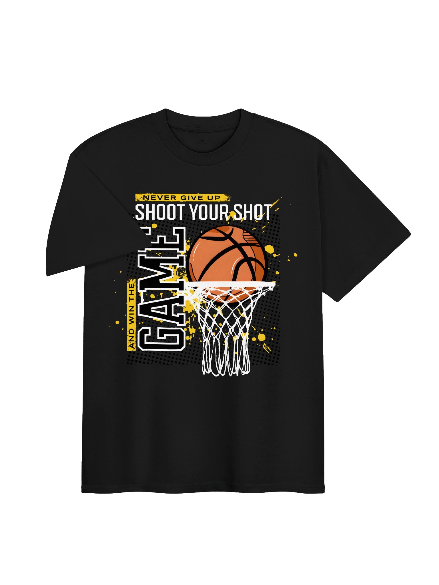Never Give Up Basketball Graphic Tee product image (7)