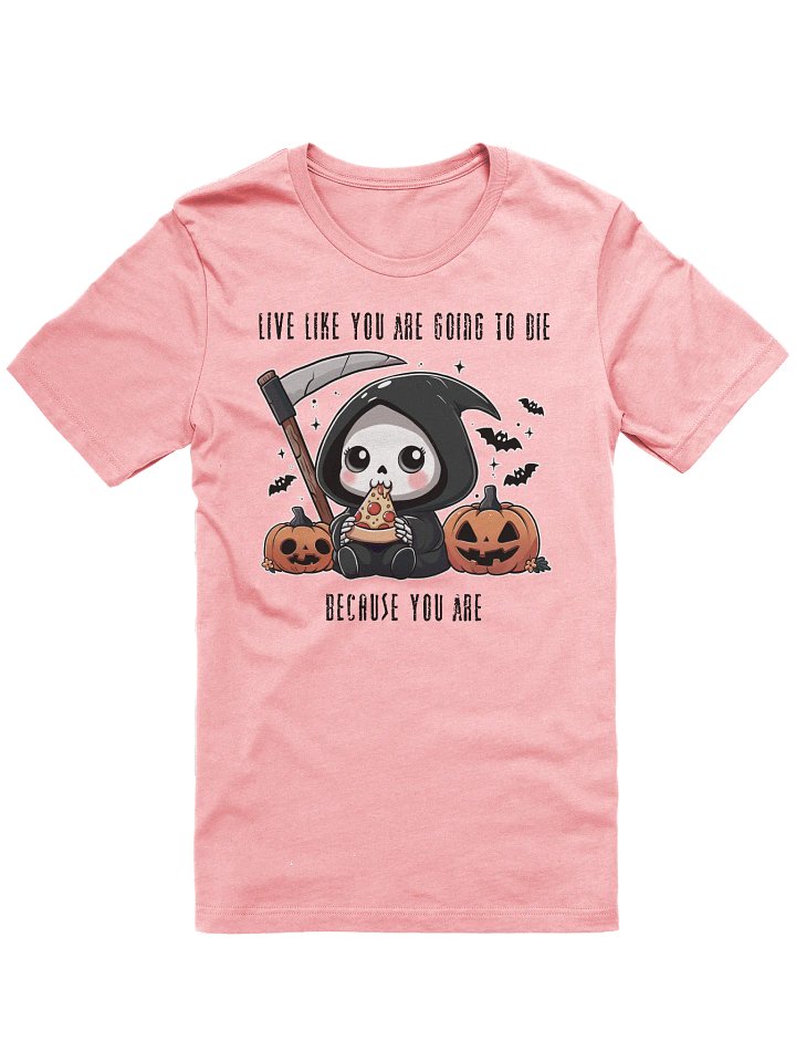 Grim Pizza Party Unisex T-Shirt - Light Colors product image (1)