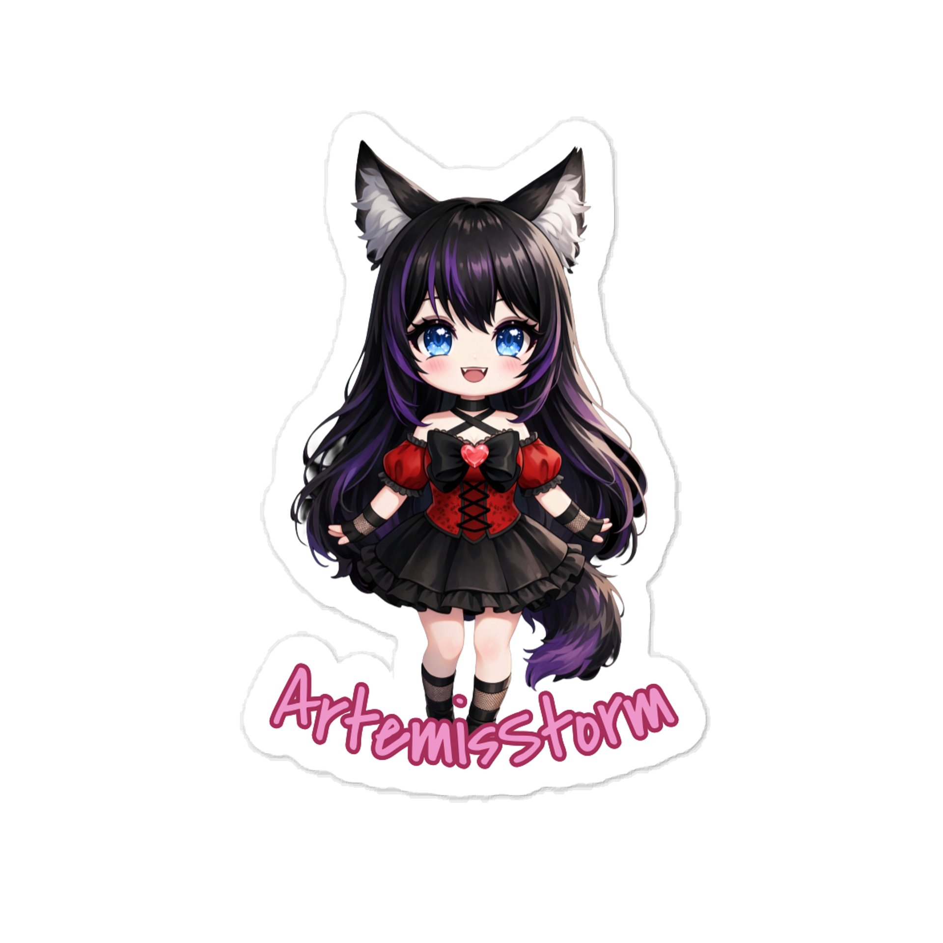 Chibi Artemis Vinyl Decals product image (1)