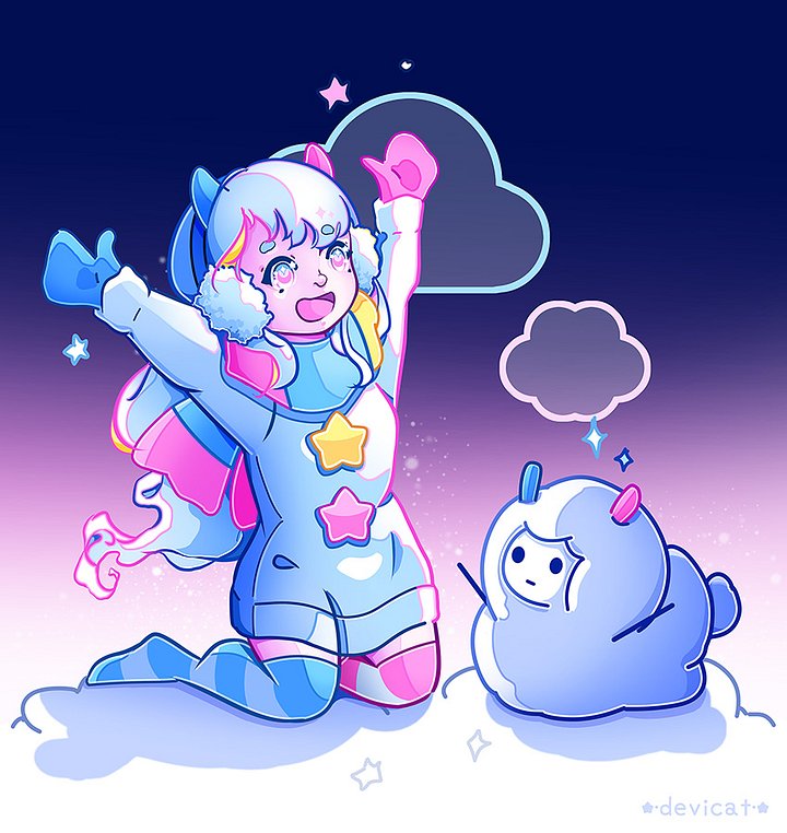 Hanabi SnowGirl & SnowSheep 2026 Wallpaper product image (1)