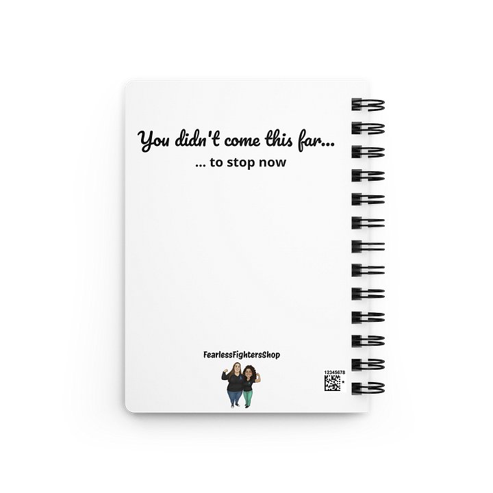 Ovarian Cancer - Fearless Fighter Spiral Journal [Lined Pages] product image (2)