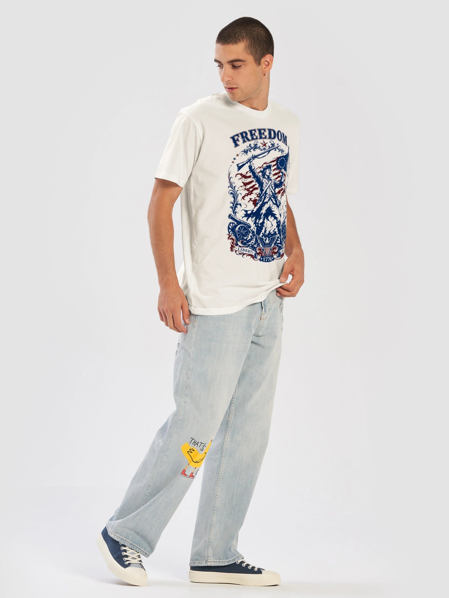 Liberty of Death Freedom 1776 Revolution Tee product image (2)