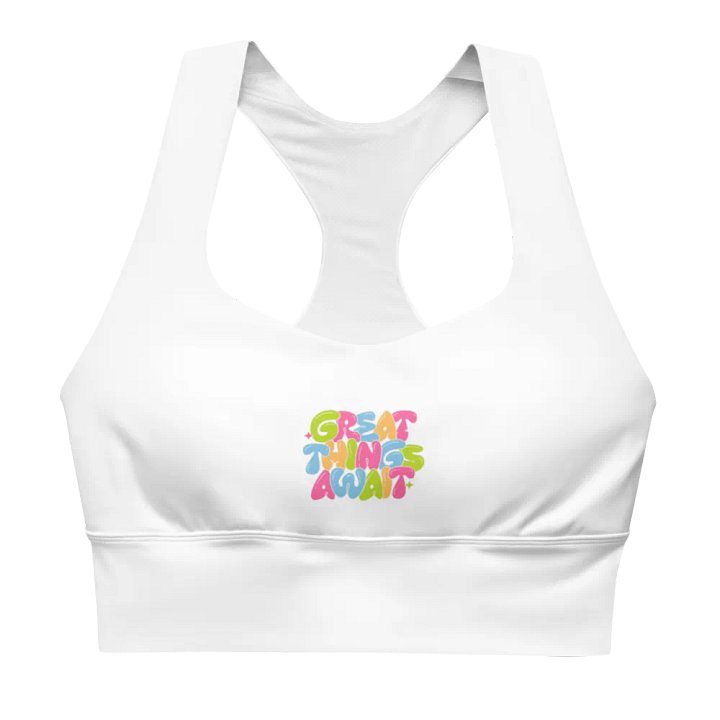 Great Things Await: Sports Bra product image (1)