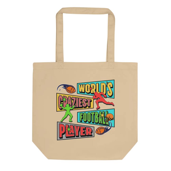 Worlds Craziest Football Player Tote Bag product image (1)