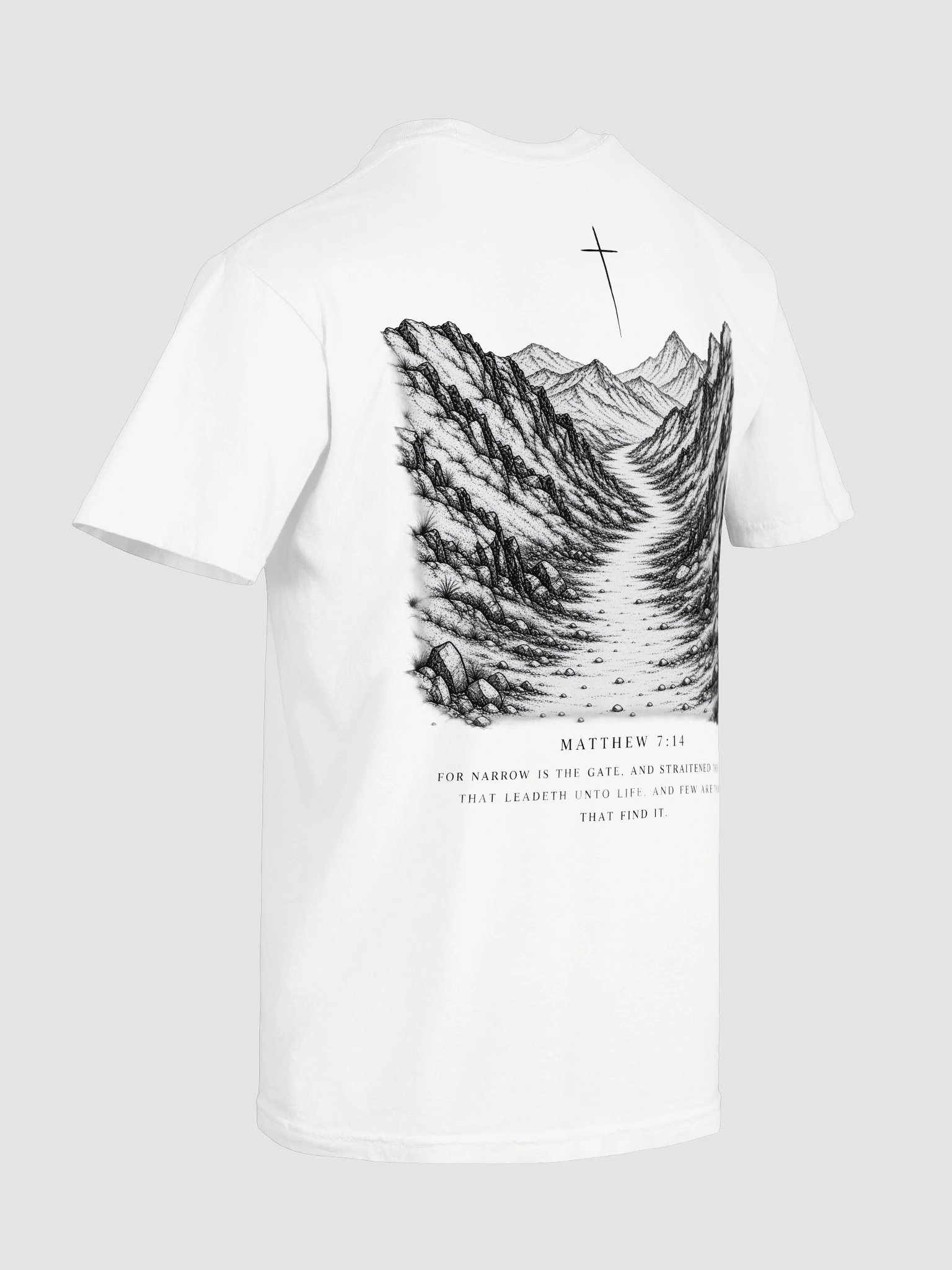 NARROWFORM MATTHEW 7:14 TEE SHIRT product image (8)