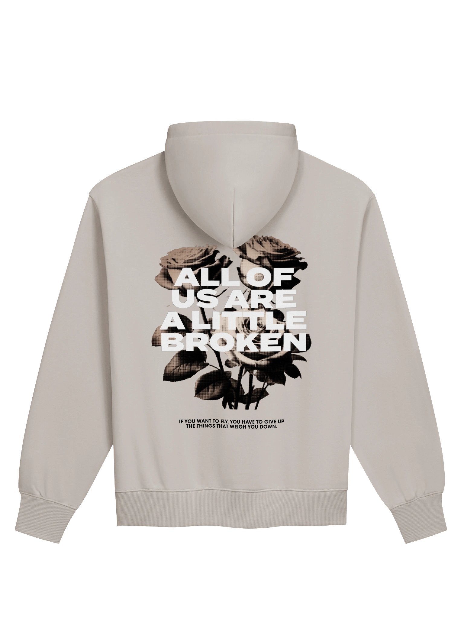 All Of Us Are A Little Broken Hoodie (Bone) product image (4)