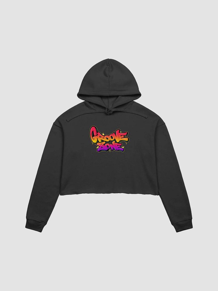 [GrooveZone] Fleece cropped Hoodie product image (2)