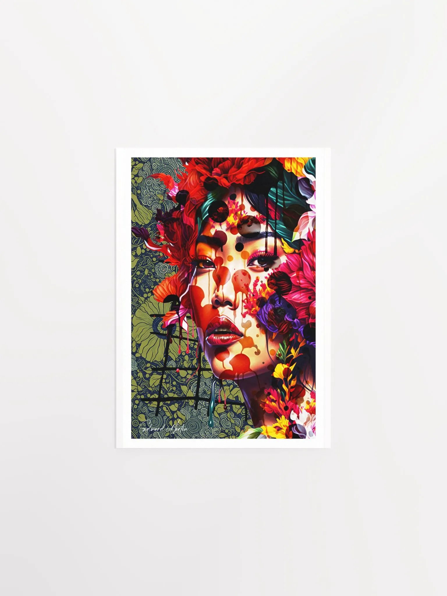 'Unhidden Beauty' by Edward Martin-Mixed Media Collage Print product image (2)