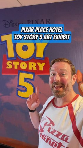 Toy Story 5 exhibit at the Pixar Place Hotel next to Disneyland 

See concept art from this upcoming Pixar movie Toy Story 5!...