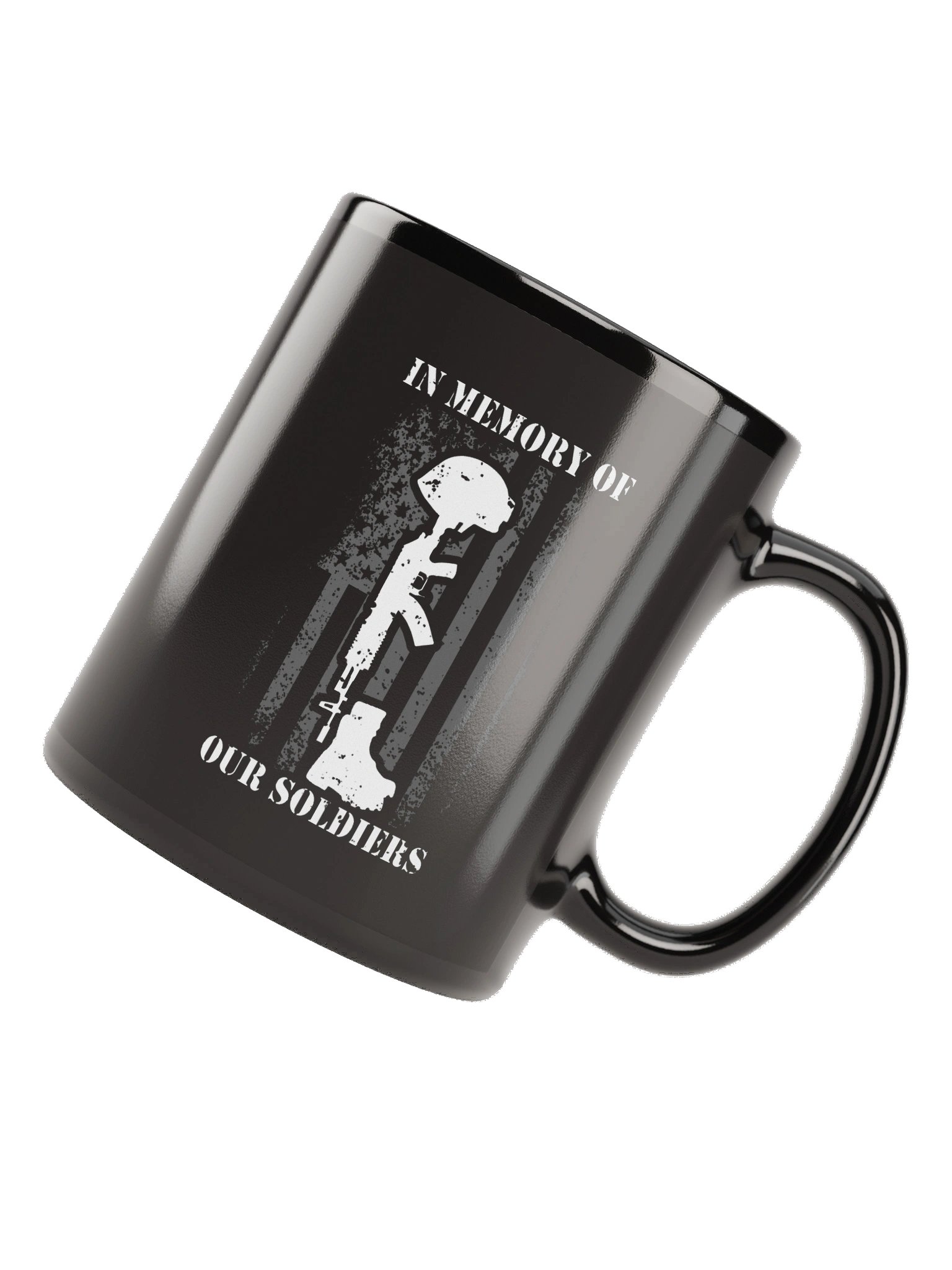In Memory of Our Soldiers Black Mug product image (11)