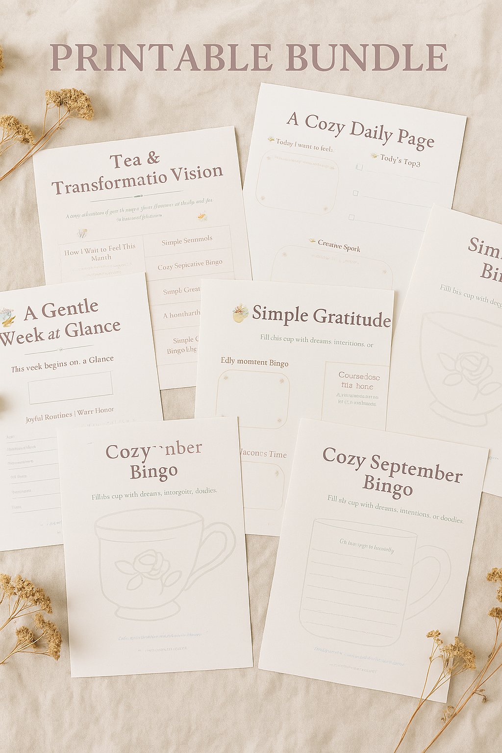 Sip, Savor & Reflect September Monthly Bundle product image (1)