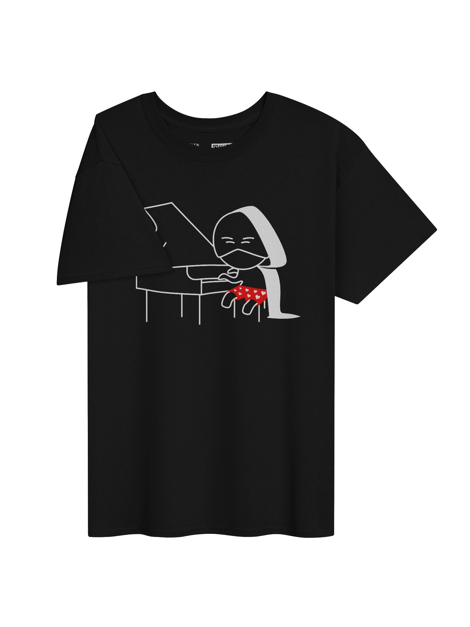 *BRAND NEW* Man. Mask. Piano. Pants. T-shirt (version 4) product image (3)
