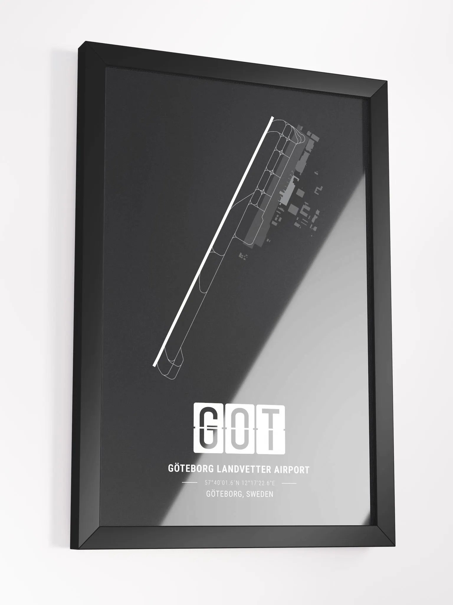 Framed Airport GOT Premium Map On Matt Paper product image (3)
