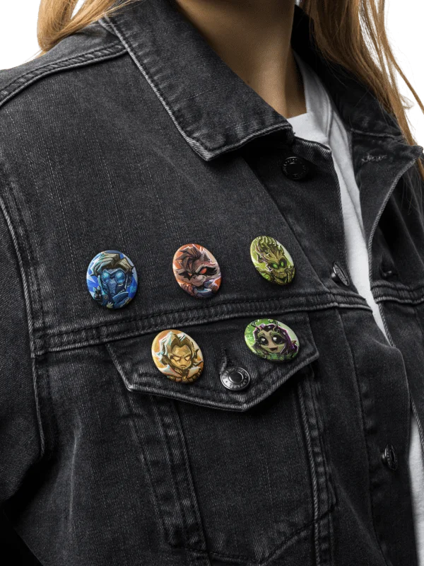 Chibi Rivals #1 Pin Button Collection - Guardianes de la Galaxia product image (2)