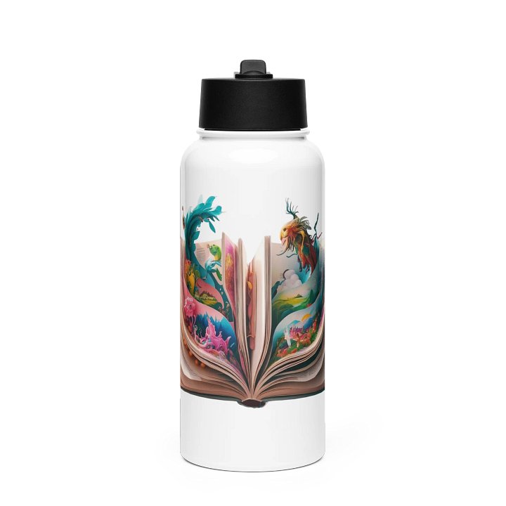 Novel Concepts Publishing – Book of Wonders Fantasy Water Bottle product image (1)