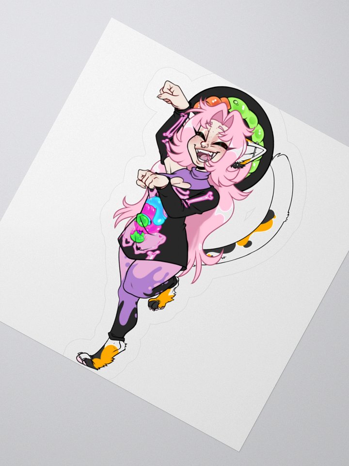 Like "Nya"...Ya Know? Kiss Cut Sticker product image (5)