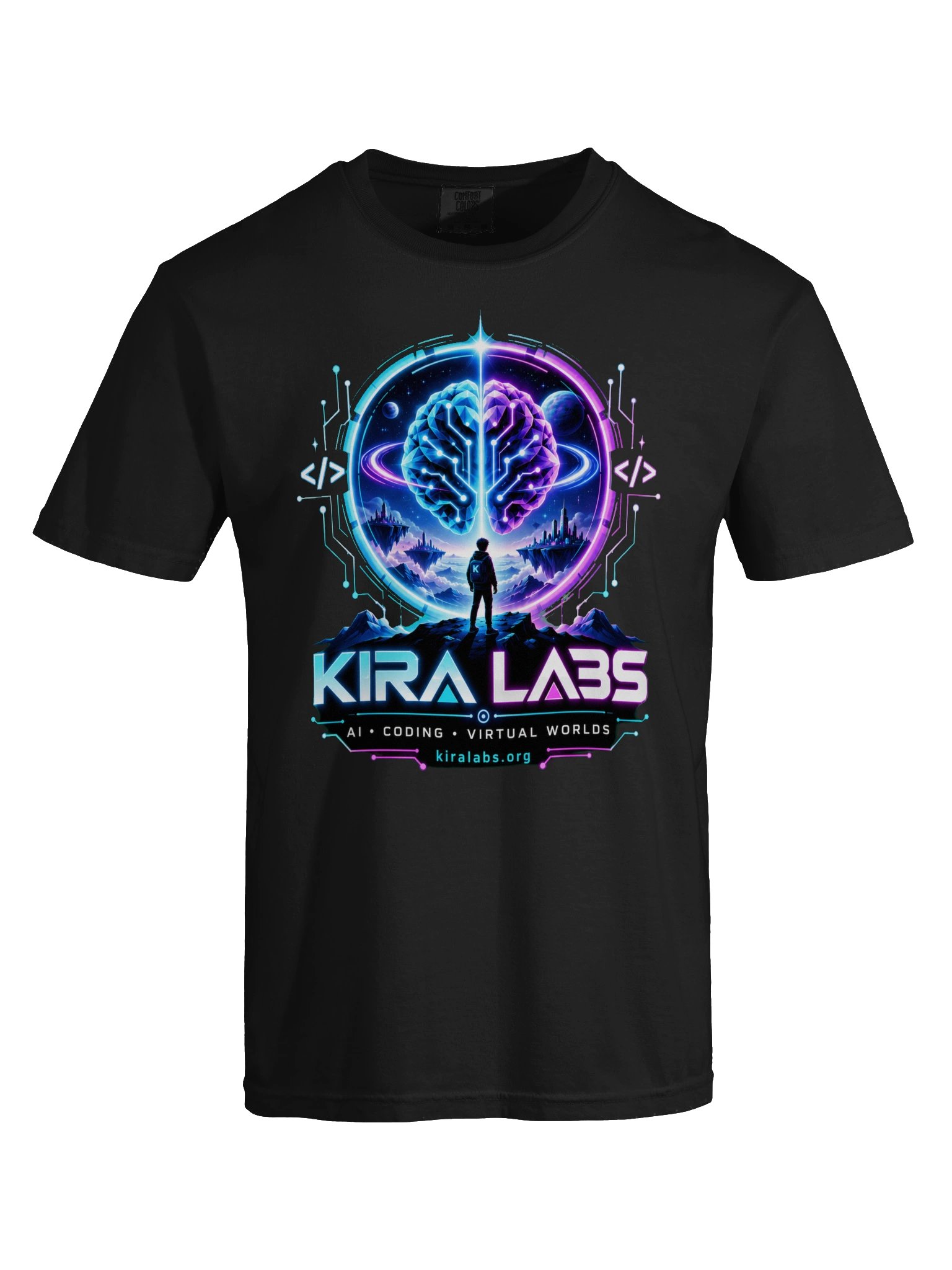 Kira Labs AI Coding Virtual Worlds Tee product image (9)