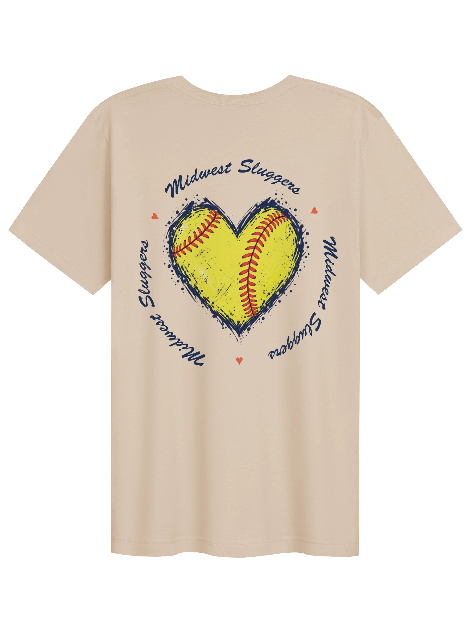 Sluggers Heart Unisex Supersoft Tee product image (2)