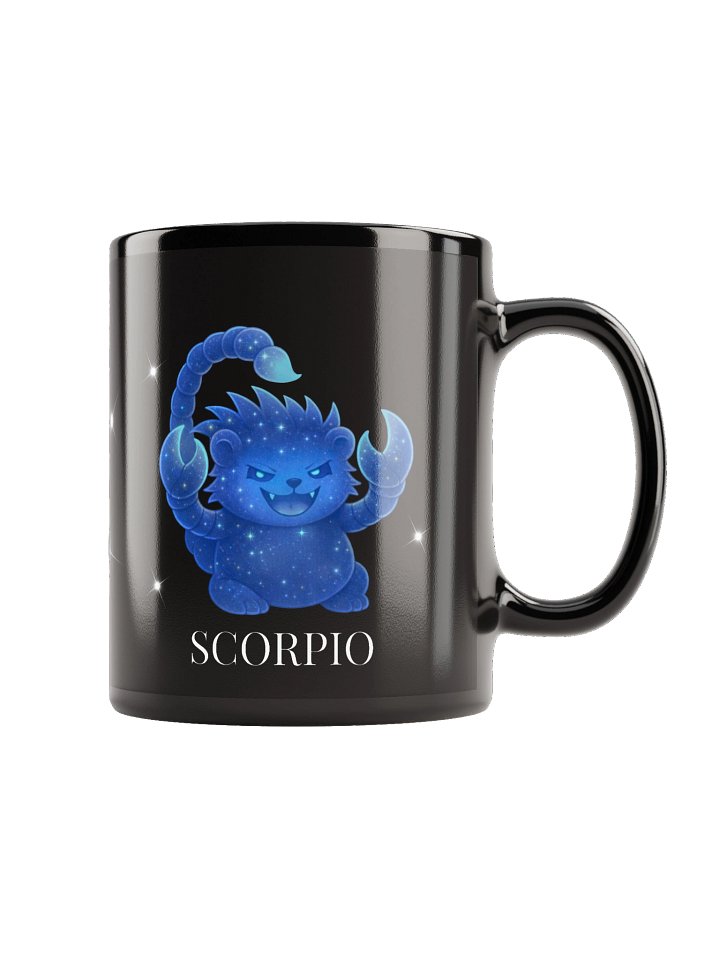 Zodiac hedgie black Scorpio mug product image (1)
