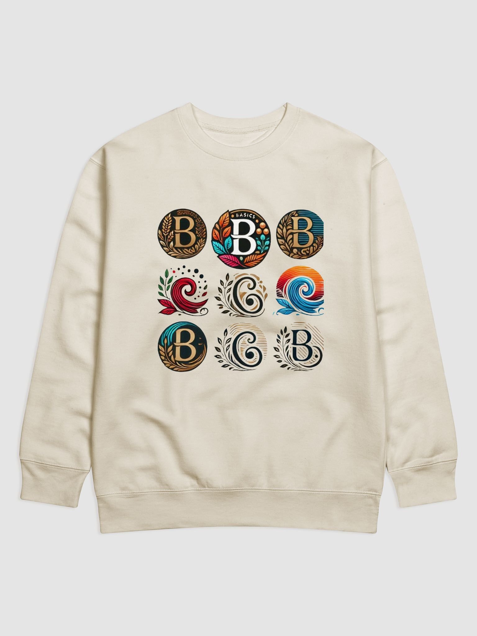 Floral Letter Printed Sweatshirt product image (10)