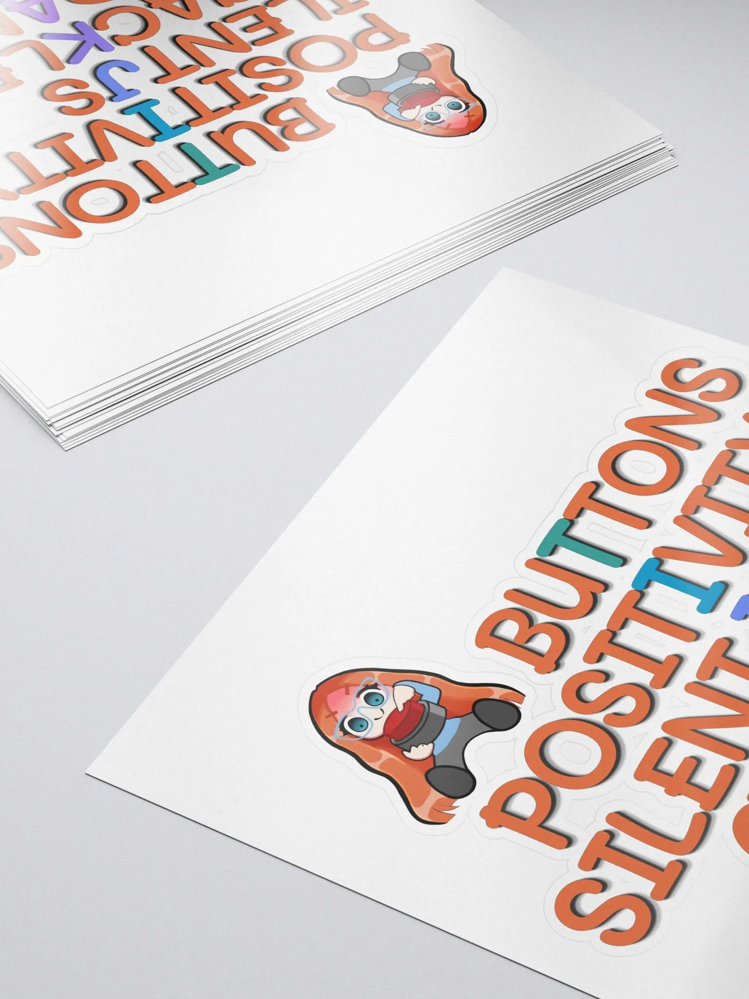 Button Words! Sticker product image (6)