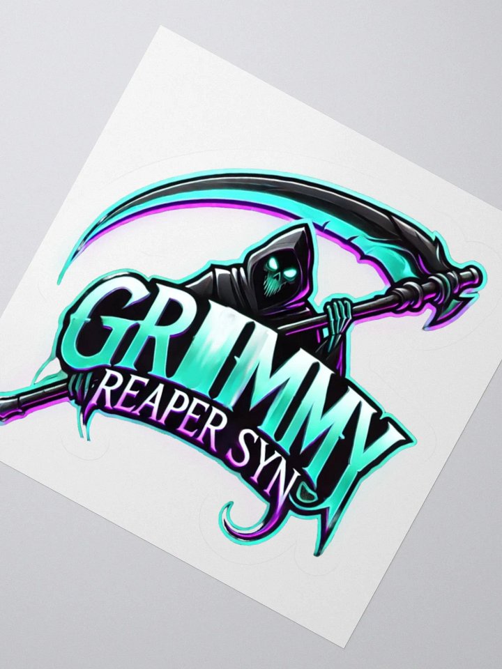 GrimmyReaperSyn Vinyl Sticker 💀🎮 product image (7)