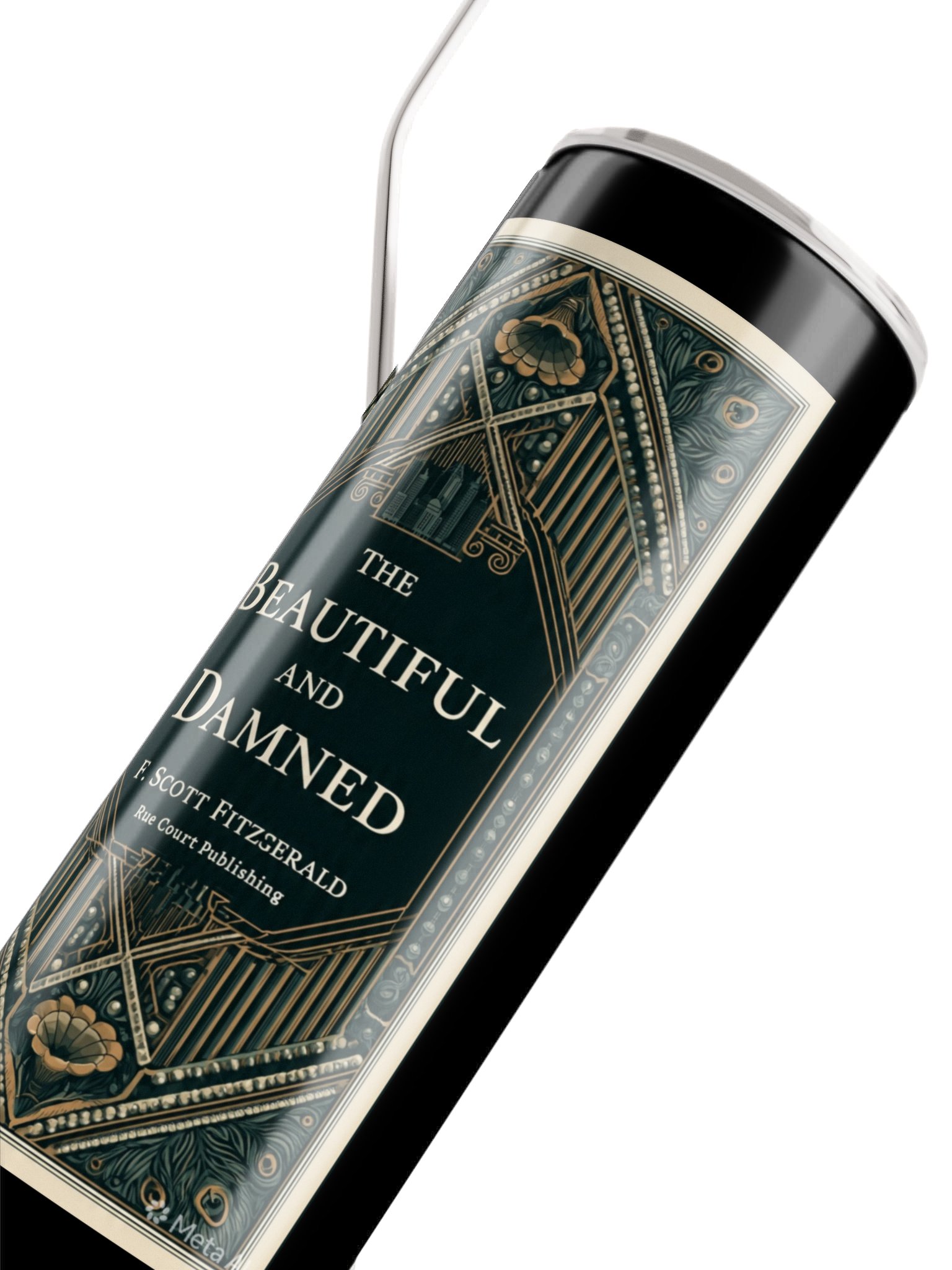 The Beautiful and Damned Art-Deco Tumbler product image (7)