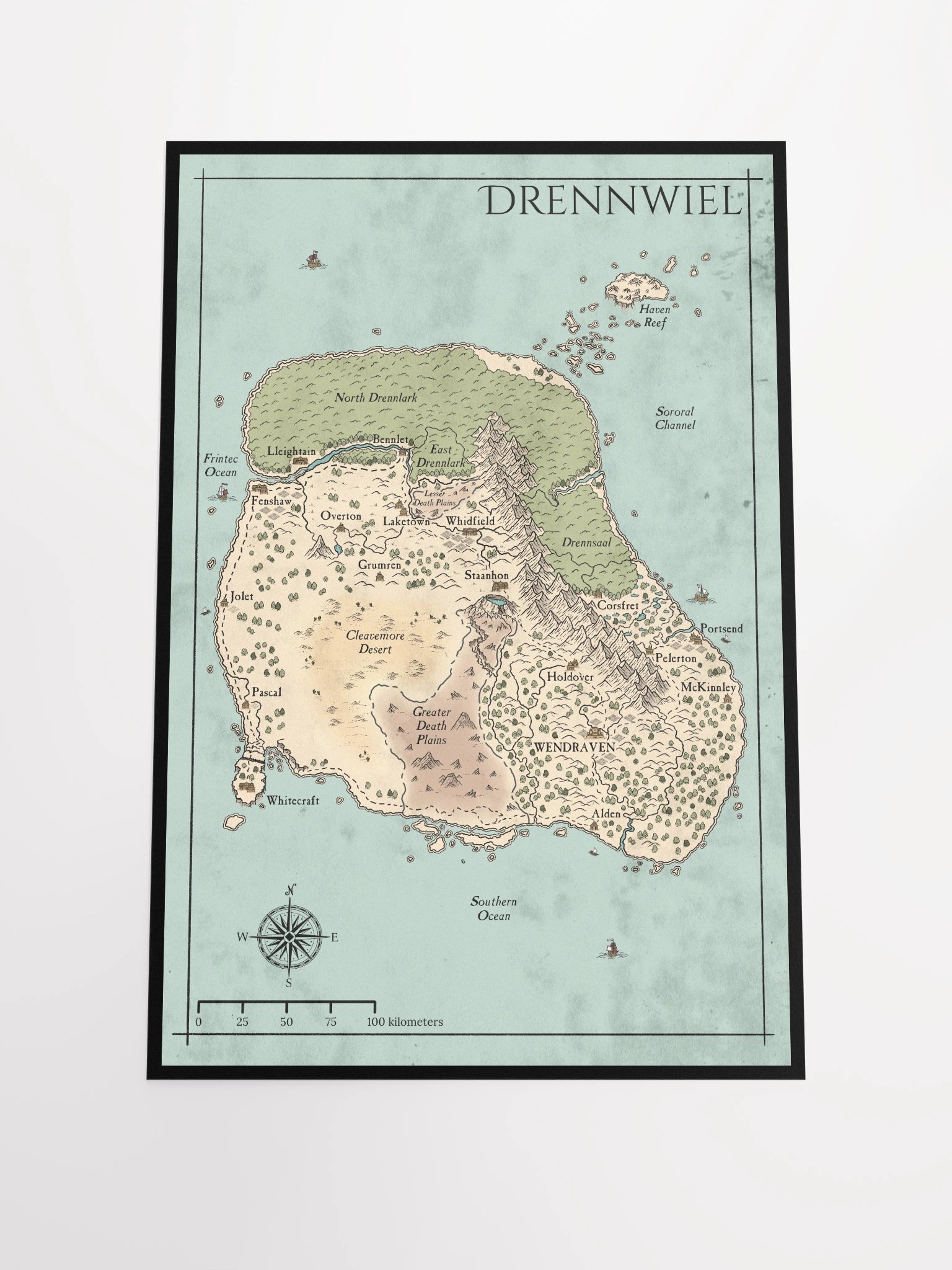 Map - Drennwiel - Poster product image (1)