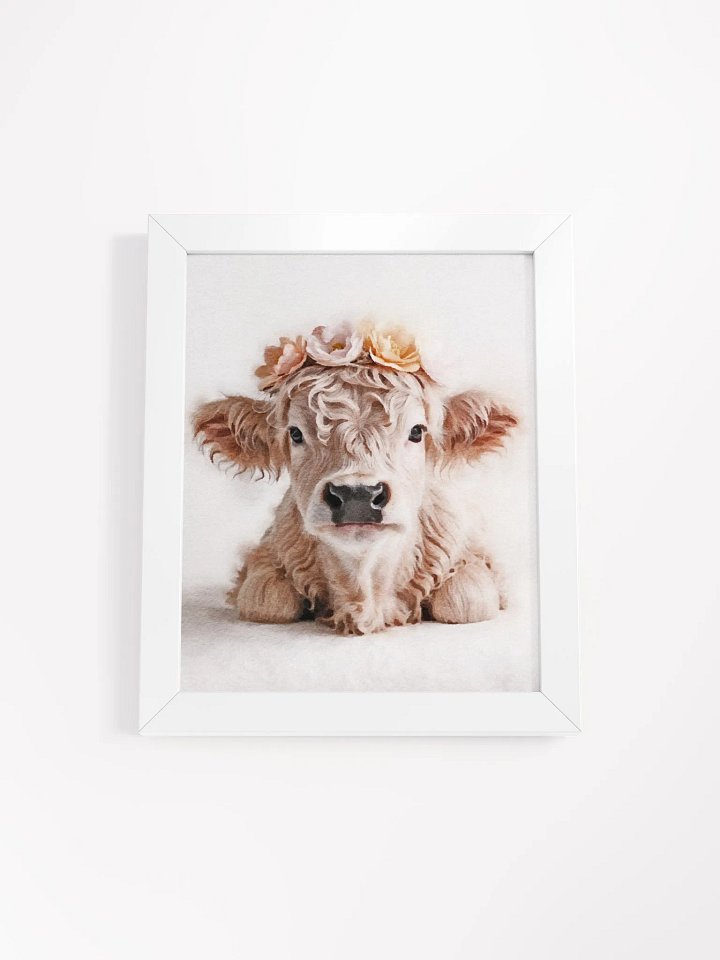 Floral Crowned Calf Matte Poster product image (14)