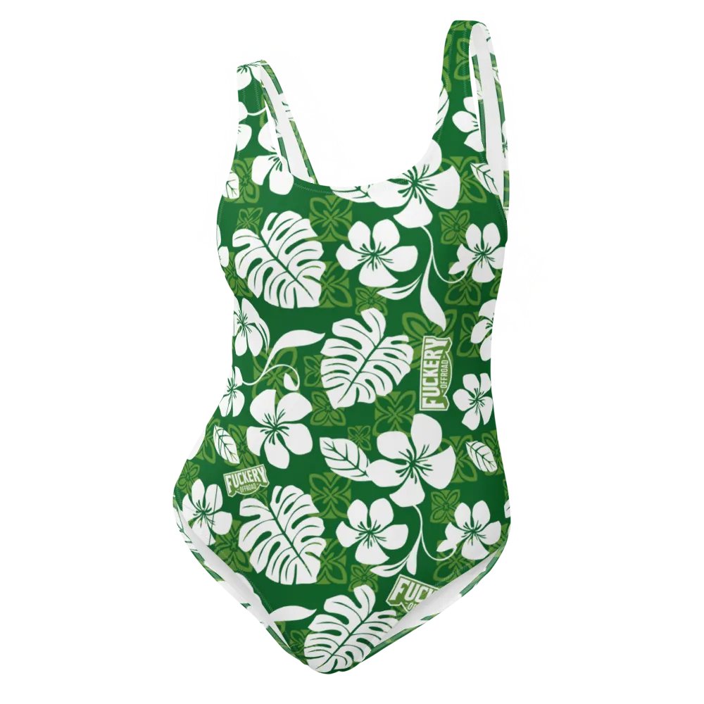 Fuckers Offroad Ladies Hawaiian Swinsuit - Green product image (11)