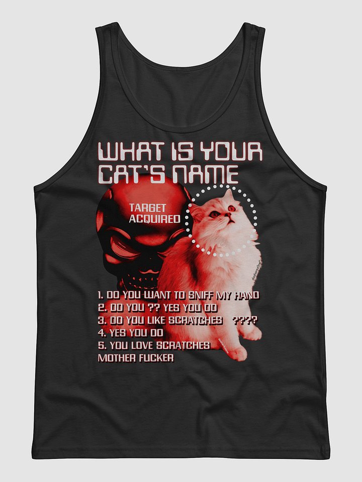 WHAT IS YOUR CATS NAME "TANK TOP' product image (1)