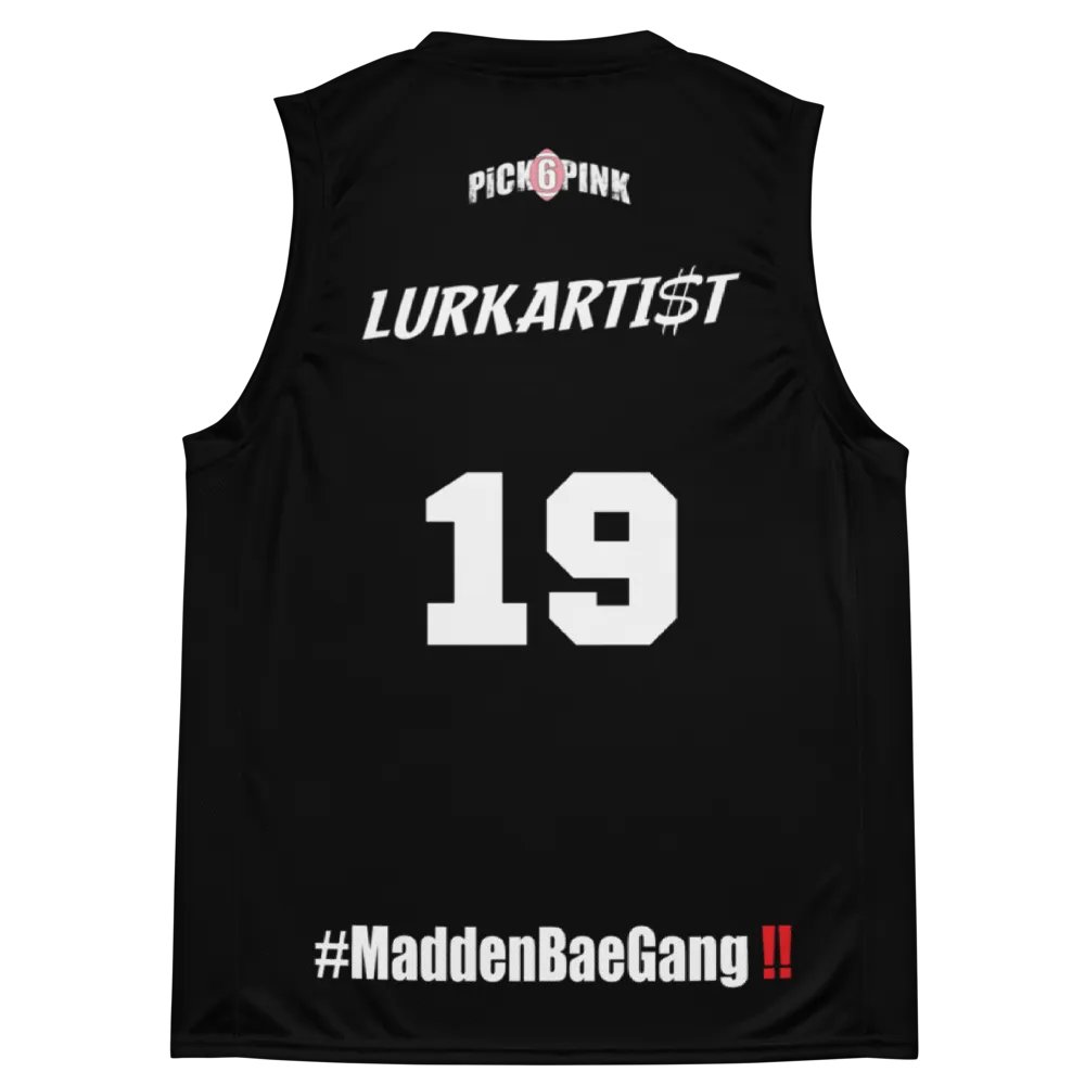 Madden Bae Jersey 👨‍🎨 (Black + White Logo) product image (2)