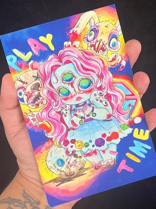 Play Time (2019) — Art Postcard product image (1)