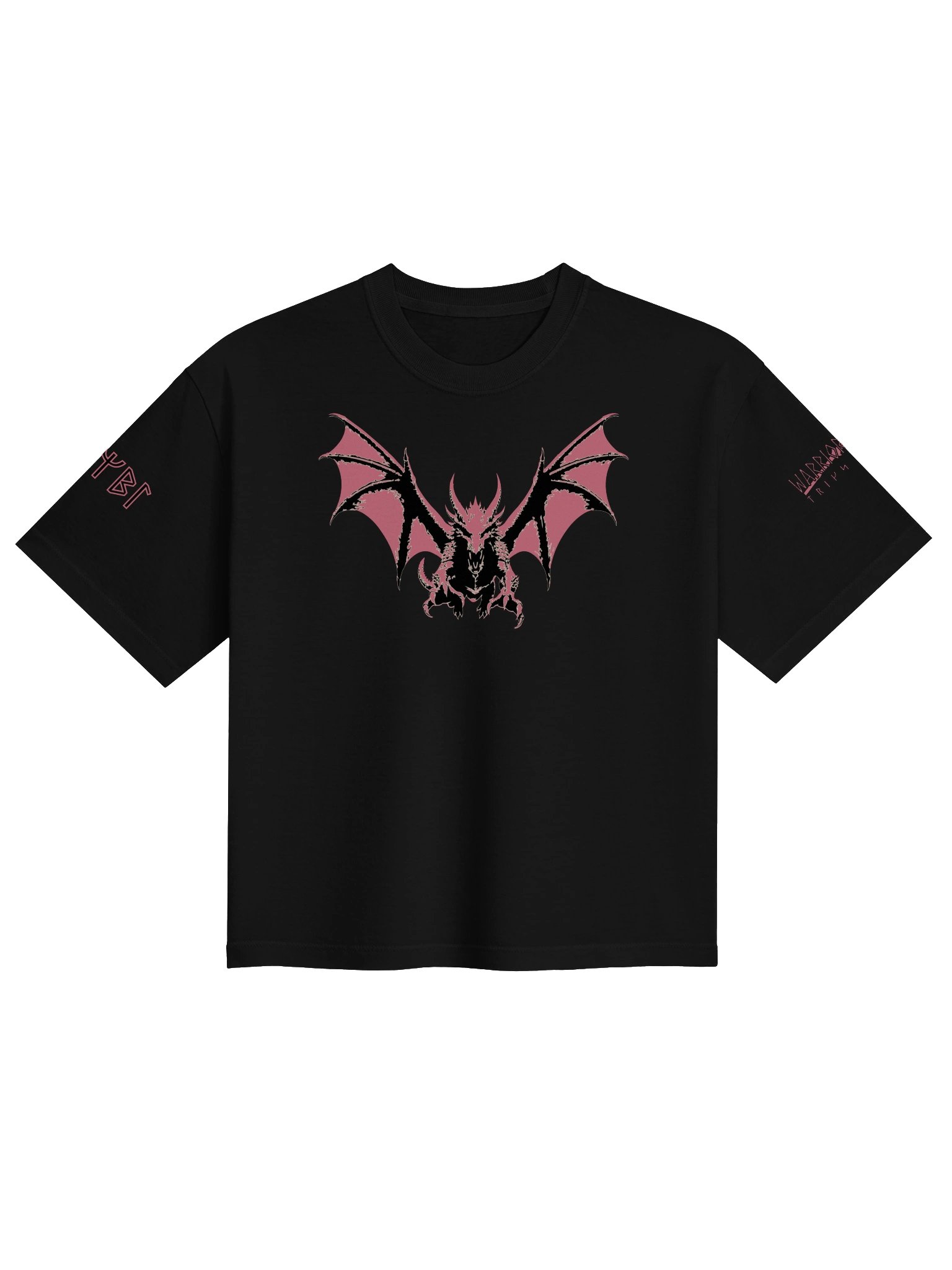 Sumbel Series - Salmon on Black - The Dragon - Women's Boxy Tee product image (2)
